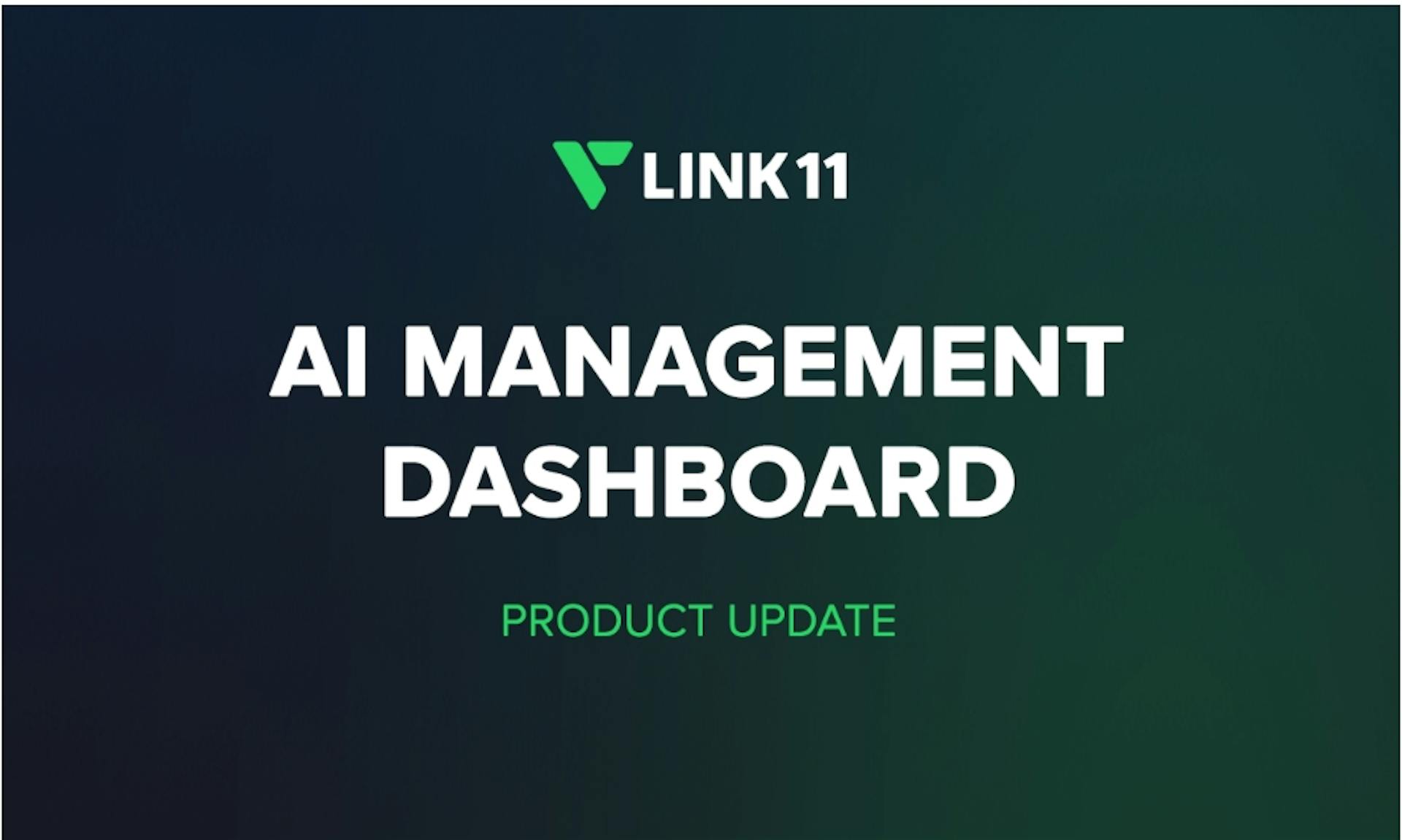featured image - AI Under Control: Link11 Launches AI Management Dashboard for Clean Traffic