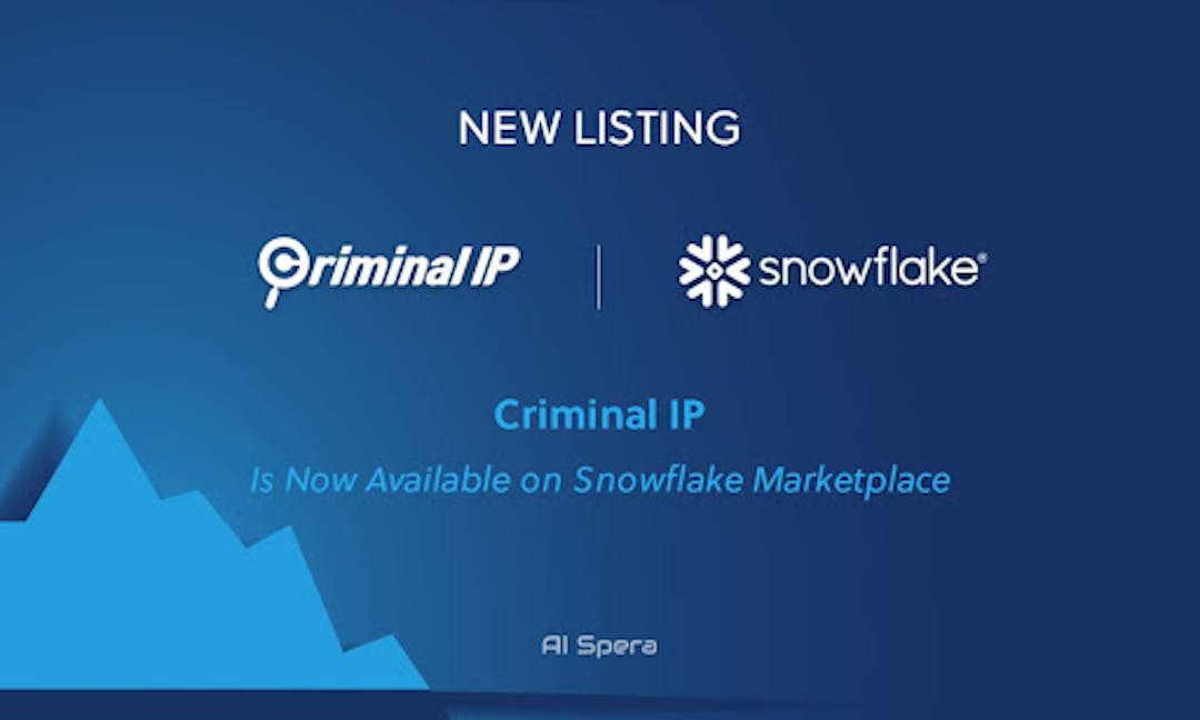 featured image - Criminal IP Unveils Innovative Fraud Detection Data Products On Snowflake Marketplace