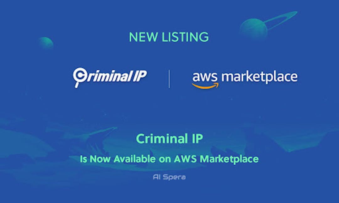 featured image - Criminal IP: Enhancing Security Solutions Through AWS Marketplace Integration
